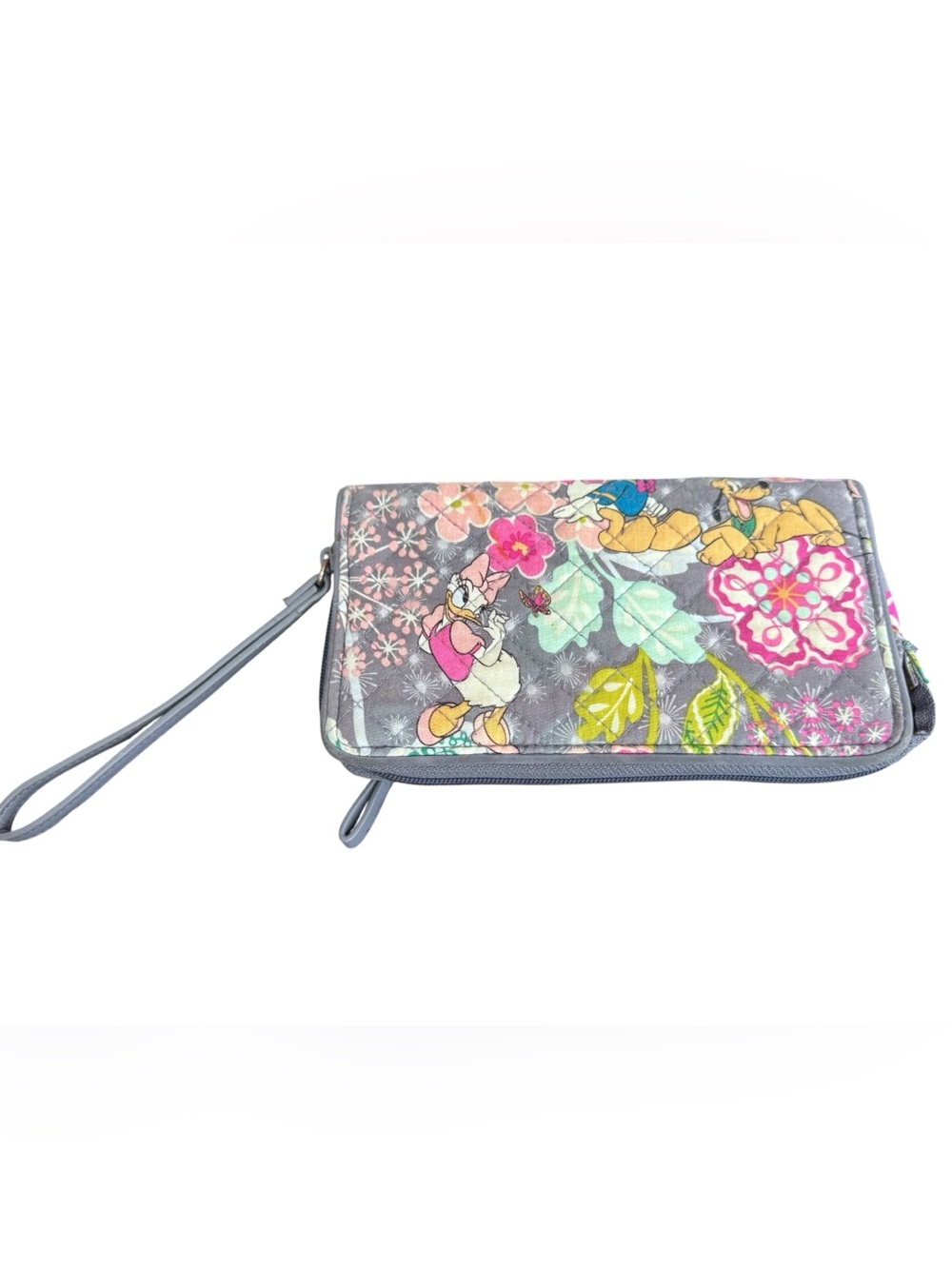 Vera Bradley Disney Floral Zip Wristlet Wallet - Picture 1 of 3